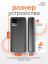 Внешний аккумулятор Gurdini Speed Series LCD GPLCD-200B 20W/QC/22.5W/20000mAh/2xUSB/Type-C (черный) цена