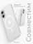 Чехол тонкий накладка Gurdini Slim Series с MagSafe для iPhone 17 (белый) купить