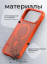 Чехол ударопрочный Gurdini Shockproof Case с MagSafe для iPhone 17 Pro Max (оранжевый) купить
