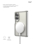 Чехол защитный VLP Moon Case с MagSafe для Samsung Galaxy Z Fold 8 (графитовый) цена