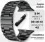 Блочный браслет Gurdini Classic Metal Series для Apple Watch 38/40/41/42 мм Black (черный) Екатеринбург