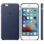 Кожаный чехол для iPhone 6s Plus – тёмно-синий Екатеринбург
