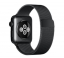 Apple Watch Корпус 38 мм, нержавеющая сталь цвета «чёрный космос», миланский сетчатый браслет цвета «чёрный космос» (MMFK2) купить