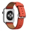 Apple Watch Корпус 38 мм, нержавеющая сталь, ремешок красного цвета с классической пряжкой (MMF82) купить