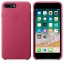 Чехол клип-кейс кожаный Apple Leather Case для iPhone 7 Plus/8 Plus, цвет «розовая фуксия» (MQHT2ZM/A) цена