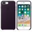Чехол клип-кейс кожаный Apple Leather Case для iPhone 7 Plus/8 Plus, баклажановый цвет (MQHQ2ZM/A) купить