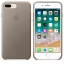 Чехол клип-кейс кожаный Apple Leather Case для iPhone 7 Plus/8 Plus, платиново-серый цвет (MQHJ2ZM/A) Екатеринбург