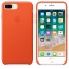 Чехол клип-кейс кожаный Apple Leather Case для iPhone 7 Plus/8 Plus, ярко-оранжевый цвет (MRGD2ZM/A) купить
