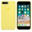 Чехол клип-кейс силиконовый Apple Silicone Case для iPhone 7 Plus/8 Plus, цвет «холодный лимонад» (MRFY2ZM/A) цена