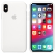 Чехол клип-кейс силиконовый Apple Silicone Case для iPhone XS, белый цвет (MRW82ZM/A) цена Чехол клип-кейс силиконовый Apple Silicone Case для iPhone XS, белый цвет (MRW82ZM/A) цена