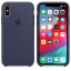Чехол клип-кейс силиконовый Apple Silicone Case для iPhone XS, тёмно-синий цвет (MRW92ZM/A) цена Чехол клип-кейс силиконовый Apple Silicone Case для iPhone XS, тёмно-синий цвет (MRW92ZM/A) цена