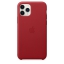 Чехол клип-кейс кожаный Apple Leather Case для iPhone 11 Pro, (PRODUCT)RED красный (MWYF2ZM/A) цена