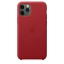 Чехол клип-кейс кожаный Apple Leather Case для iPhone 11 Pro, (PRODUCT)RED красный (MWYF2ZM/A) цена