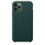 Чехол клип-кейс кожаный Apple Leather Case для iPhone 11 Pro, цвет «зелёный лес» (MWYC2ZM/A) цена