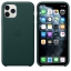 Чехол клип-кейс кожаный Apple Leather Case для iPhone 11 Pro, цвет «зелёный лес» (MWYC2ZM/A) купить