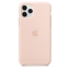 Чехол клип-кейс силиконовый Apple Silicone Case для iPhone 11 Pro, цвет «розовый песок» (MWYM2ZM/A) цена
