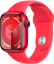 Часы Apple Watch Series 9, 41 мм, корпус из алюминия цвета (PRODUCT)RED, спортивный ремешок цвета (PRODUCT)RED, размер M/L (MRXH3)