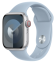 Часы Apple Watch Series 9, 41 мм, корпус из алюминия серебристого цвета, спортивный ремешок голубого цвета, размер S/M