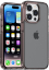 Чехол накладка Gurdini Alba Series Protective для iPhone 15 Pro (черный полупрозрачный)