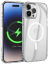 Чехол накладка силиконовый HOCO Premium c поддержкой MagSafe противоударный для Apple iPhone 15 Pro (прозрачный)