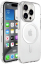 Чехол накладка противоударный Gurdini Rome Series с поддержкой Magsafe для iPhone 15 Pro (прозрачный)