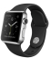 Apple Watch Корпус Steel Black 38 мм, нержавеющая сталь, чёрный спортивный ремешок (38mm Stainless Steel Case with Black Sport Band) (C2) (MJ2Y2)