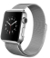 Apple Watch milano Корпус 38 мм, нержавеющая сталь, миланский сетчатый браслет (38mm Stainless Steel Case with Milanese Loop) (MJ322) (C4)