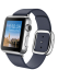 Apple Watch Blue Modern Корпус 38 мм размер М, нержавеющая сталь, тёмно-синий ремешок с современной пряжкой (38mm Stainless Steel Case with Midnight Blue Modern Buckle) (C8) (MJ342)