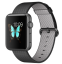 Apple Watch Sport Корпус 42 мм, алюминий цвета «серый космос», ремешок из плетёного нейлона чёрного цвета (MMFR2)
