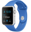 Apple Watch Sport Корпус 42 мм, серебристый алюминий, спортивный ремешок цвета «кобальт» (MMFM2)