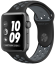 Apple Watch Nike+, Корпус 38 мм из алюминия цвета «серый космос», спортивный ремешок Nike цвета «чёрный/холодный серый» (MNYX2)
