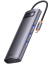 Хаб Baseus Starjoy Series 8-in-1 (Type-C to 3*USB 3.0/PD/HDMI/SD/TF/VGA) WKWG050013 (темно-серый)