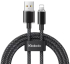 Кабель из износостойкой нейлоновой оплетки Mcdodo USB to Lightning Colorfull Crystal Series 1.2 m CA-3640 (черный)