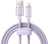 Кабель из износостойкой нейлоновой оплетки Mcdodo USB to Lightning Colorfull Crystal Series 1.2 m CA-3642 (фиолетовый)