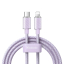 Кабель из износостойкой нейлоновой оплетки Mcdodo Type-C to Lightning Colorfull Crystal Series 1.2 m 36W CA-3662 (фиолетовый)