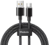 Кабель из износостойкой нейлоновой оплетки Mcdodo USB to Type-C Colorfull Crystal Series 2 m (6A QC 2.0/3.0/4.0 ) CA-3653 (черный)