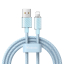Кабель из износостойкой нейлоновой оплетки  Mcdodo USB to Lightning Colorfull Crystal Series 2m CA-3644 (голубой)