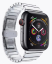 Ремешок Gurdini Stainless Steel Link Bracelet Apple Watch 42/44/45 mm (серебро)