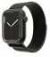 Ремешок из нержавеющей стали сетчатый VLP для Apple Watch 44/45/46/49 мм (черный)