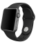 Силиконовый ремешок CTI для Apple Watch 42/44 мм (черный)