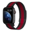 Сетчатый браслет CTI для Apple Watch 42/44 мм (черный-красный)