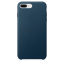 Чехол клип-кейс кожаный Apple Leather Case для iPhone 7 Plus/8 Plus, цвет «космический синий» (MQHR2ZM/A)