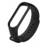 Ремешок силиконовый для Фитнес трекера Xiaomi Mi Band 5 (черный)
