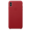 Чехол клип-кейс кожаный Apple Leather Case для iPhone XS Max, (PRODUCT)RED красный (MRWQ2ZM/A)