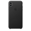 Чехол клип-кейс кожаный Apple Leather Case для iPhone XS Max, чёрный цвет (MRWT2ZM/A)
