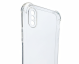Чехол клип-кейс противоударный CTI для Apple iPhone XS из силикона с усиленными уголками и с защитой объектива камеры (прозрачный)