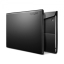 The new iPad 4G LTE / Wifi Leather Case Diary Series Black