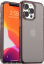 Чехол накладка Gurdini Alba Series Protective для iPhone 13 Pro Max (черный полупрозрачный)