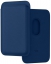 Картхолдер кожаный VLP Magsafe с креплением на магнит (темно-синий)