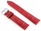 Кожаный кож ремешок для часов для Apple 38мм (красный)